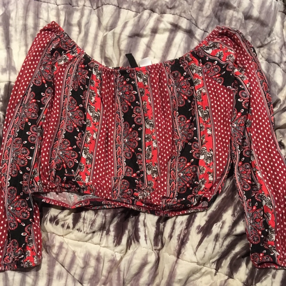 Cropped blouse